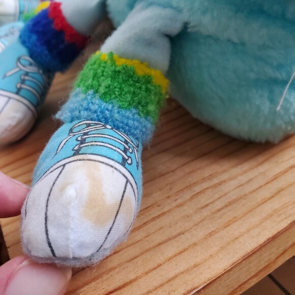 VTG Caterpillar Plush Toy Retro 1984 Lots-A Lots-A Leggggggs 30cm Stuffed Bug - Picture 12 of 16